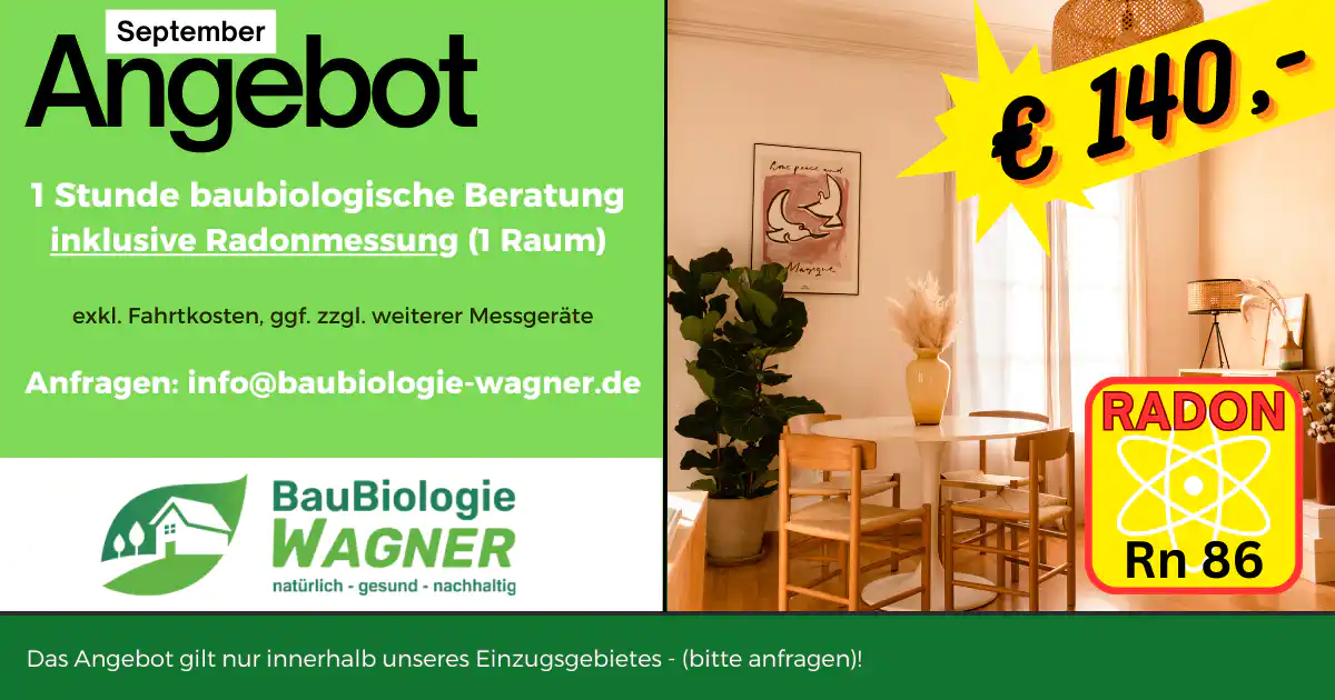 BauBiologie Wagner September-Angebot