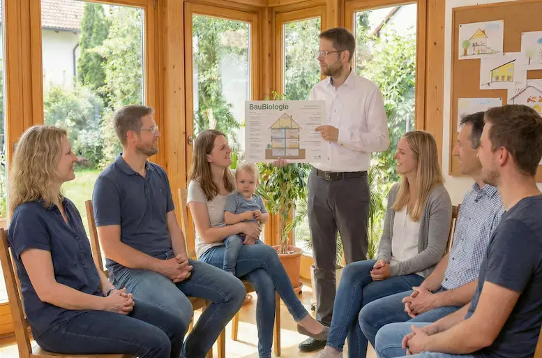 Natürliche Baustoffe und moderne Technik im Einklang – Baubiologische Beratung von Wagner für gesundes Lernen.